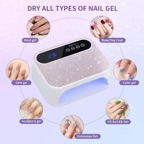288W Professional LED Rechargeable UV Nail Curing Lamp - View 3 - Tessla Equipment Store